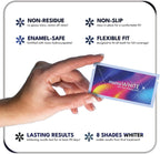2-in-1 Teeth Whitening Strips | Professional Hydrogen Peroxide + Enamel-Repairing Nano-Hydroxyapatite | 28 No-Residue, Non-Slip Strips | Up to 8 Shades Whiter | Safe for Sensitive Teeth